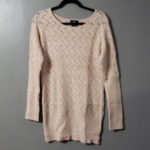 It's Our Time Pink Sweater Cardigan Sz M